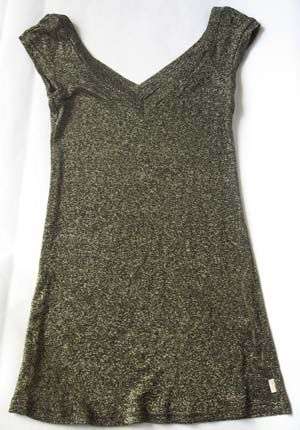 FAB GOLD YDE V-NECK TOP!!!
