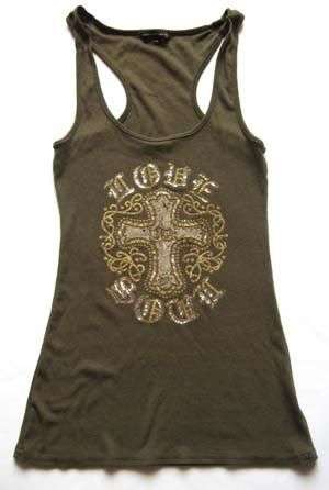 FAB khaki vest with gold and glitter detail!!!