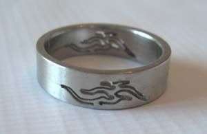 GREAT STAINLESS STEEL RING !!! Size 7!!