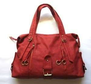 STUNNING RED DESIGNER(BLACKCHERRY) HANDBAG!!