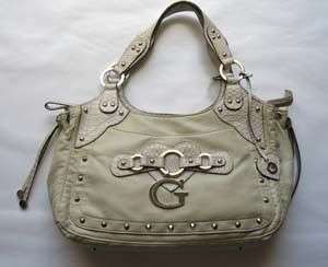 STUNNING BEIGE AUTHENTIC GUESS HANDBAG!!!
