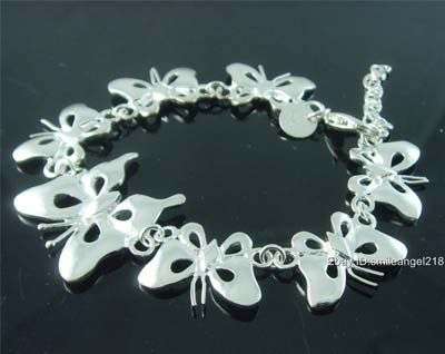 FABULOUS 925 STERLING SILVER BUTTERFLY BRACELET!!!