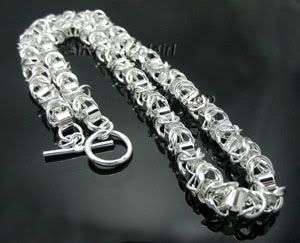 STUNNING 925 STERLING SILVER TOGGLE CLASP CHAIN!!