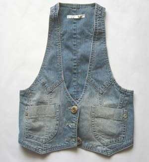 FUNKY DENIM WAISTCOAT!!