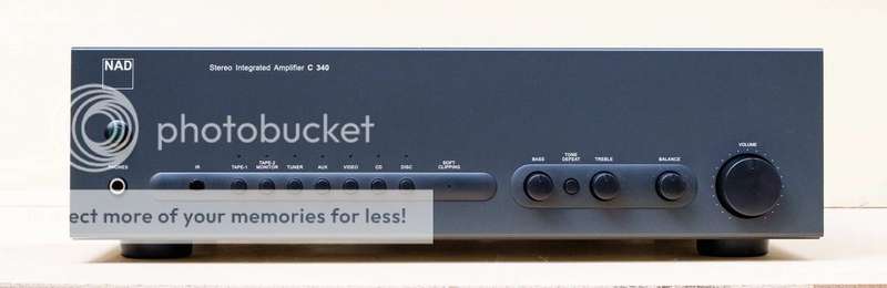 NAD C340 Hi-Fi Amplifier Audiophile *WITH ORIGINAL REMOTE*