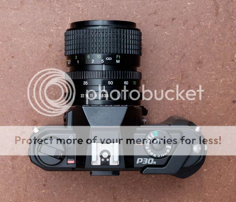 Pentax P30N Manual Focus Film SLR + Cosina 35-70mm Lens