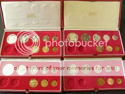 Long Proof Sets 1979 : 1980 : 1982 : 1983 : Gold Removed