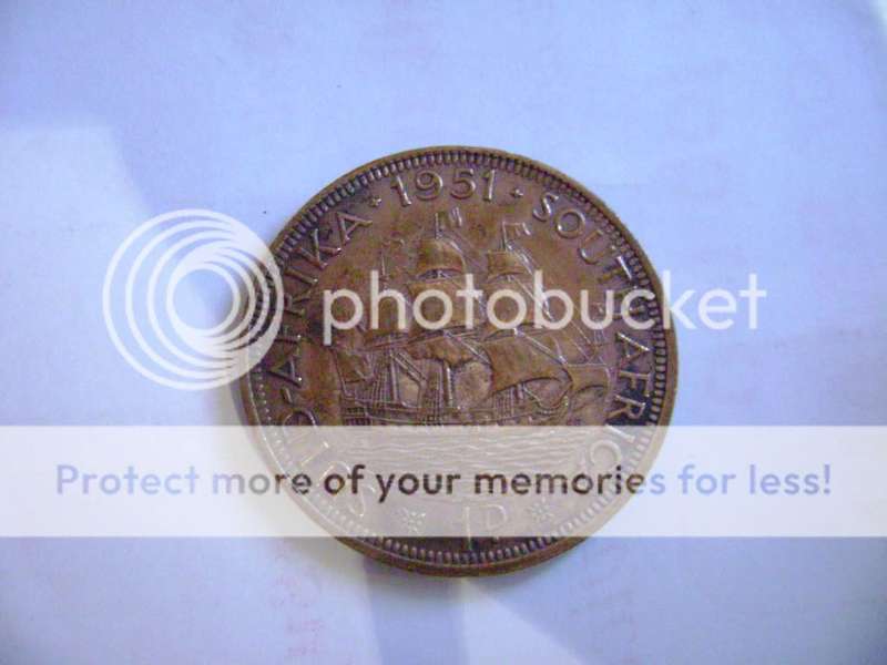 1951 SA  ONE CENT