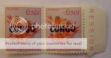 Congo 6.50F stamps