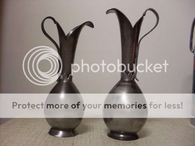 Set of Pewter Haugrud Vases