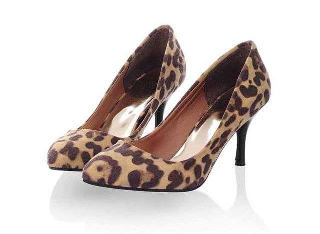 Fashionable Comfortable office Lady Women Two Color Leopard Design Shoes Size2--8