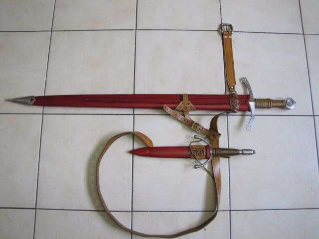 Battle Ready Premium Custom Sword and Dagger Set - !ON PROMOTION FOR TODAY ! IN STOCK