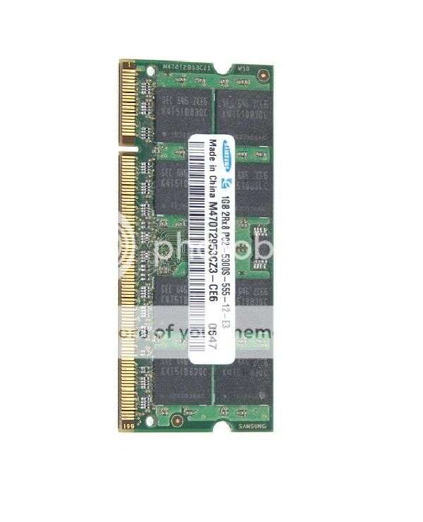1 GB Samsung Laptop Memory
