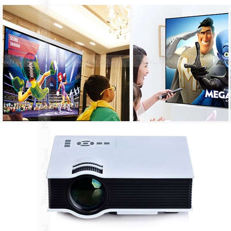UNIC UC40 Simplified Micro Projector 800 Lumens 800 x 480 Pixels HD Projection Support 1080P