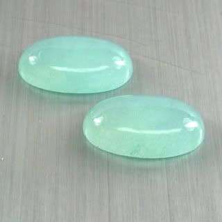 10.84Ct Perfect Pair Baby Blue Oval Moonstone Gemstones - SHIPPED FROM WITHIN SA!!