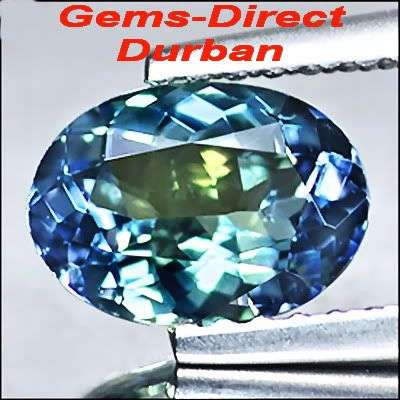 NICE - .95CT - OVAL CUT - BLUE/GREEN TANZANITE - SHIPPED FROM WITHIN SA!!