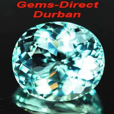 AAA - 4.00 CT - OVAL CUT - SANTA MARIA AQUAMARINE - SHIPPED FROM WITHIN SA!!