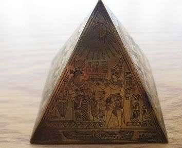 brass,brass collectible,Egypt,pyramid,pyramids