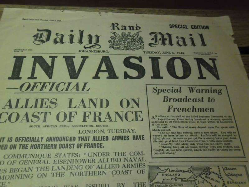 Daily Mail News Paper 6 June 1944 D-Day