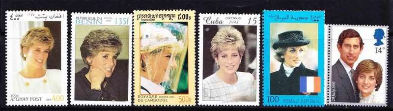 Various Countries - Princess Diana
