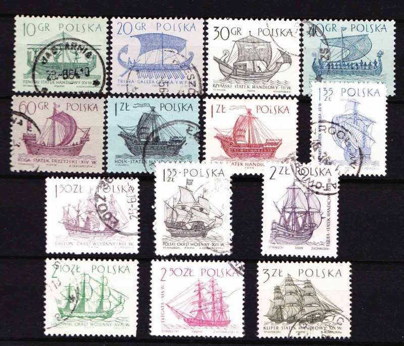 Poland - 1963 - Ancient Ships