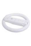 Racing White Steering Wheel For Wii