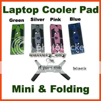 Super Mini Folding Laptop Cooling Pad / Cooler Electronic Fan