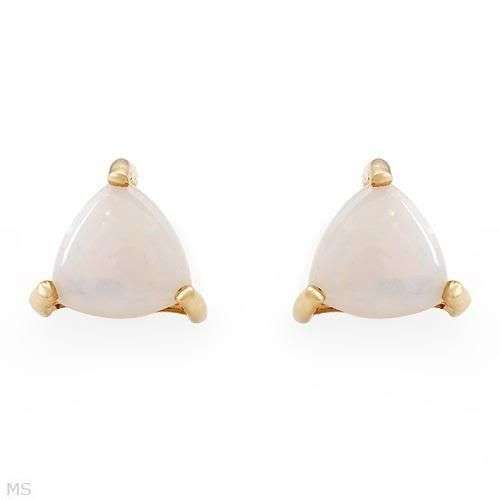 Opal 0.90g 10K Yellow Gold Earrings