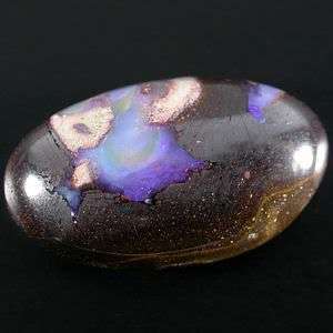 13.68CT.MULTICOLOR PURPLE BLUE BOULDER AUSTRALIA OPAL