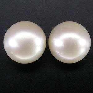 11.81CT/2P/10.3MM.TOP WHITE 100%NATURAL PEARL GEMSTONE