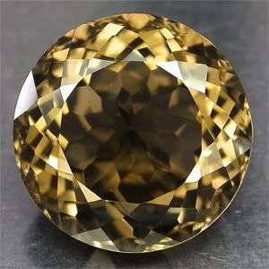 12.38CT./15MM. DAZZLING! NATURAL AAA SMOKY BROWN QUARTZ