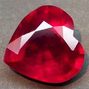 2.08CT.AAA PIGEON BLOOD RED MADAGASCAR RUBY HEART SHAPE