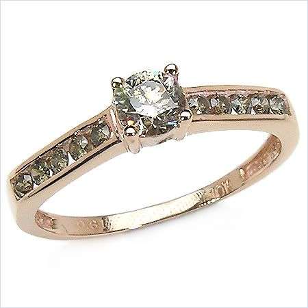 0.57ctw Diamond 1.88g 10K Rose Gold Ring