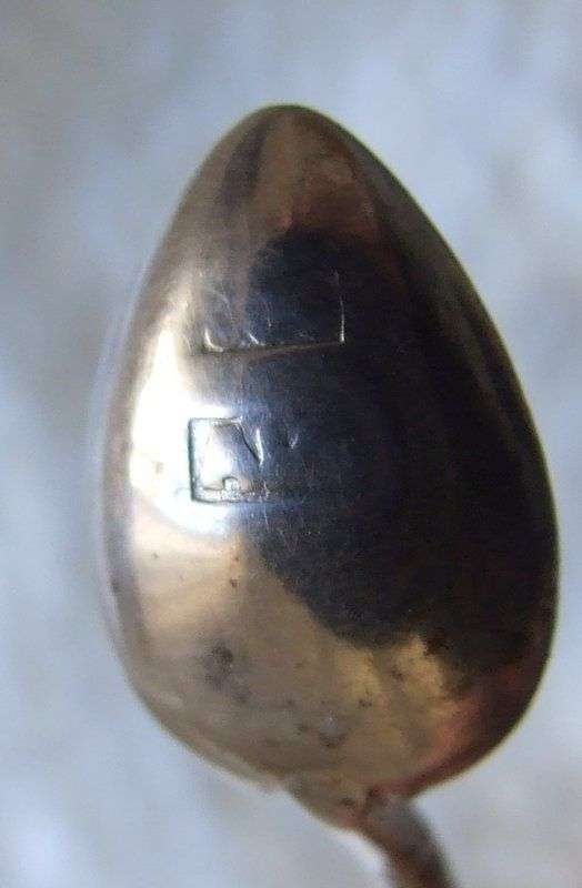 Beautiful ornately engraved Dutch hallmarked silver salt spoon