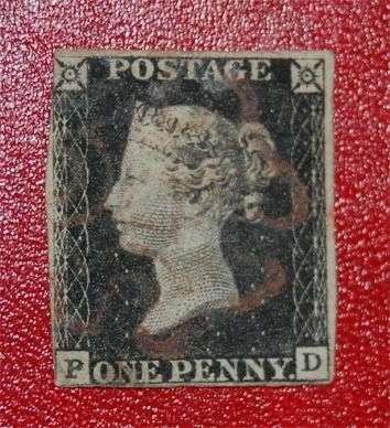 Penny Black - 4 close Margins