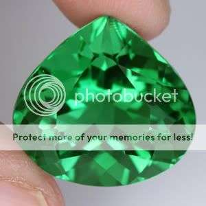 AAA 14.89 Cts.BEAUTIFUL TOP~RICH GREEN PEAR CUT AMETHYST GEMSTONE - Exact Photos!