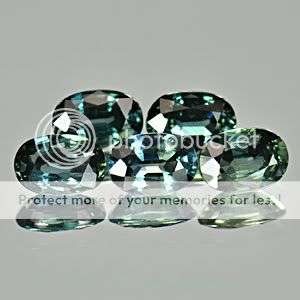 AMAZING!! 2.93Cts(5 Pieces)100% Natural Blue Green Sapphire LOT! - Don't miss out!!