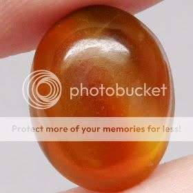 4.45 Ct. Amazing! Cabochon Orange Red Mexican Fire Opal Gemstone - SEE ALL MY NEW ITEMS