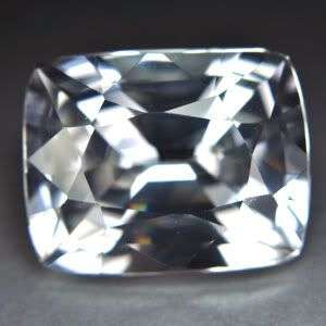 9.80ct - FLAWLESS VIVID WHITE TOPAZ CUSHION LOOSE GEMSTONE