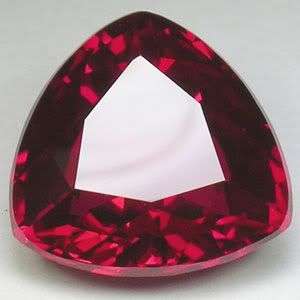 12.95cts. BRILLIANT BLOOD RED RUBY TRILLIANT LOOSE GEMSTONE