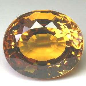 16.50ct. NICE YELLOW GOLD CITRINE OVAL GEMSTONE