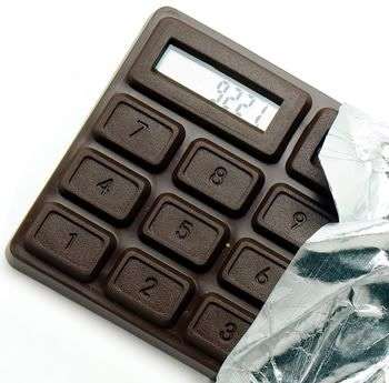 Chocolate Bar Shaped Calculator