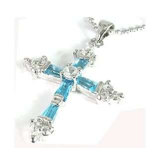 Beautiful Aquamarine 18kgp necklace