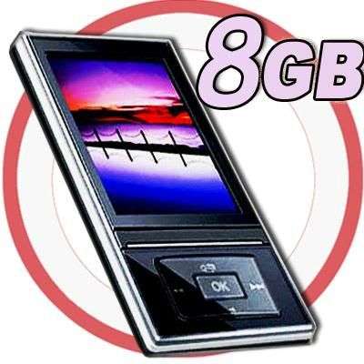 8GB 1.8" TFT MP3 MP4 Player Media Video FM Radio