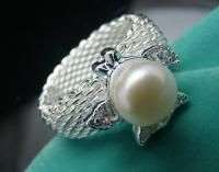 Sterling Silver Mesh Ring