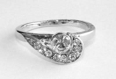 Stunning CZ ring size 7