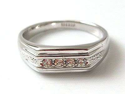 GREAT CZ and 18kgp ring