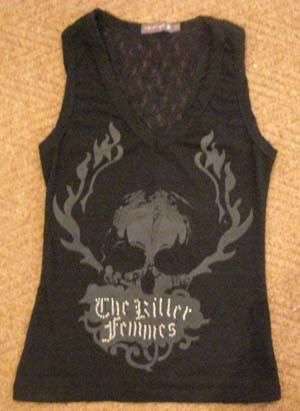 YDE REVERSE black top with lace back