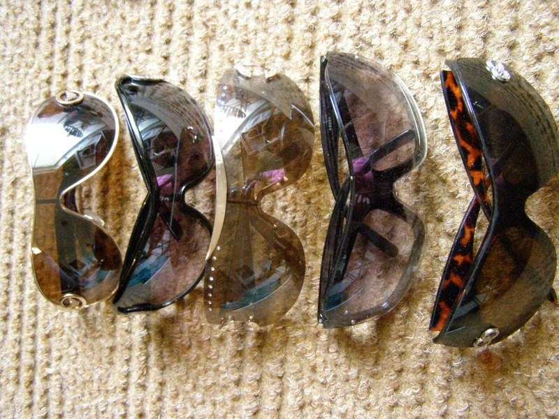 Lot of 5 different style sunglasses