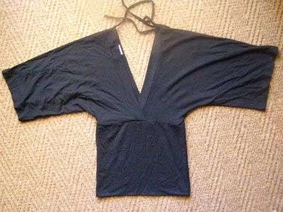 Sexy Black Kimono Style Top PLUS FREE GIFT